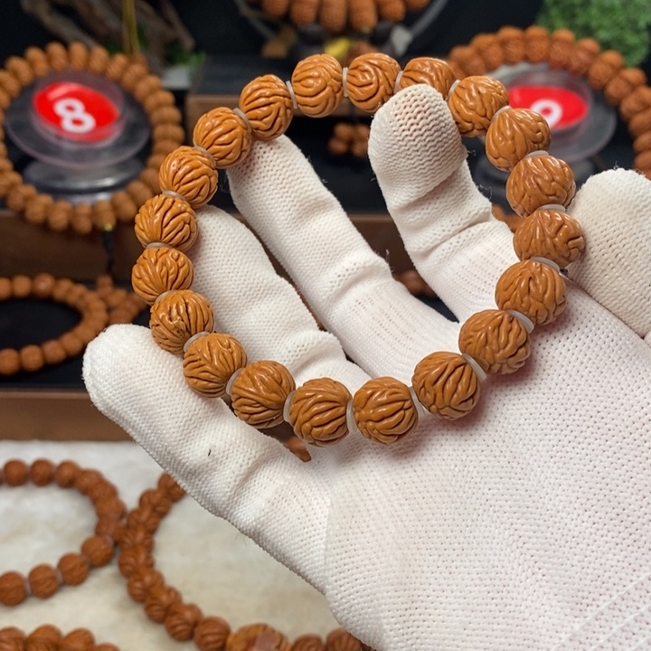 桃核吊坠谷*秦岭龙纹