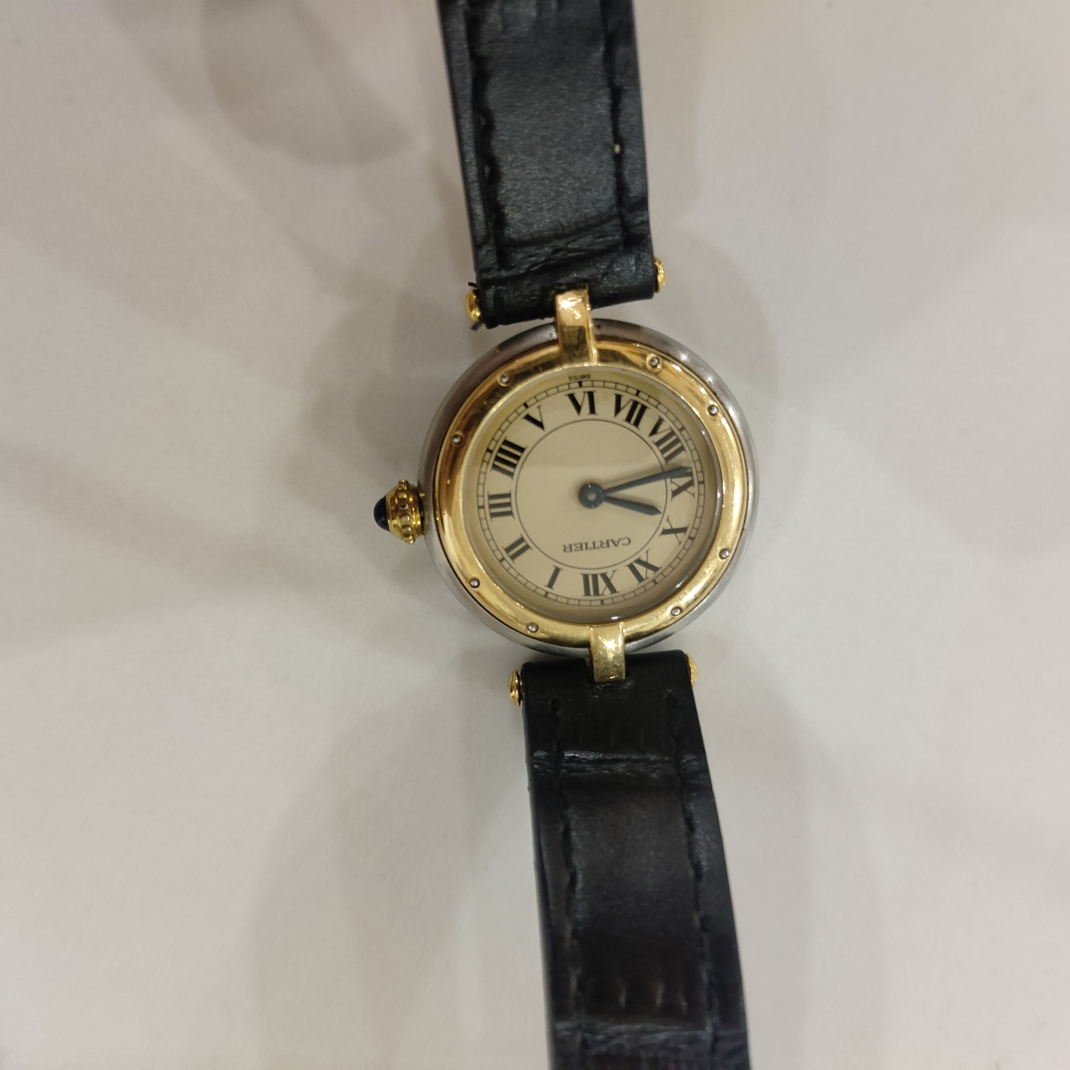 95新 Cartier/卡地亚 卡地亚石英女表/表径24/后钻