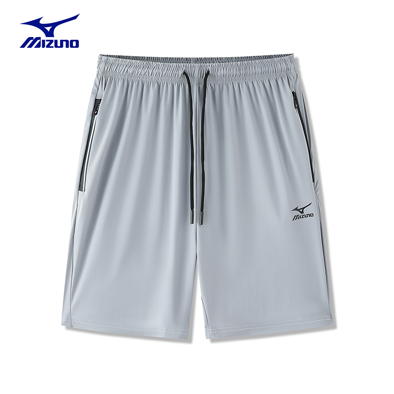 Mizuno/美津浓户外速干五分裤男款登山休闲裤冰丝沙滩短裤