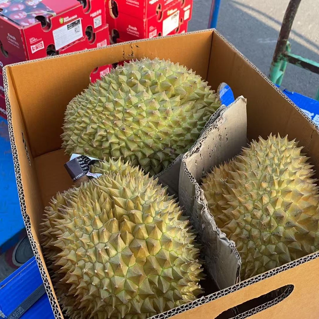 (纯肉)空运A3(泰国金枕榴莲)树熟品质，5-7斤泰国金枕鲜榴莲【核小好吃】金枕泰国