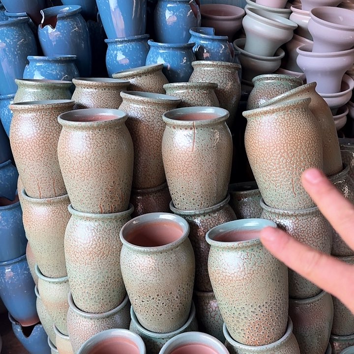 红陶微瑕花盆处理来啦