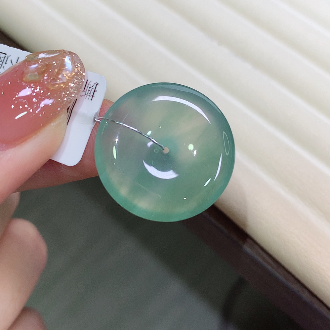 翡翠未镶嵌颈饰21.9-4.2