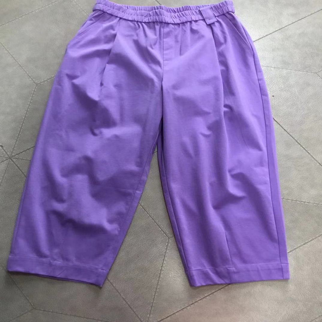 水淼26春季新款2694时尚休闲萝卜裤