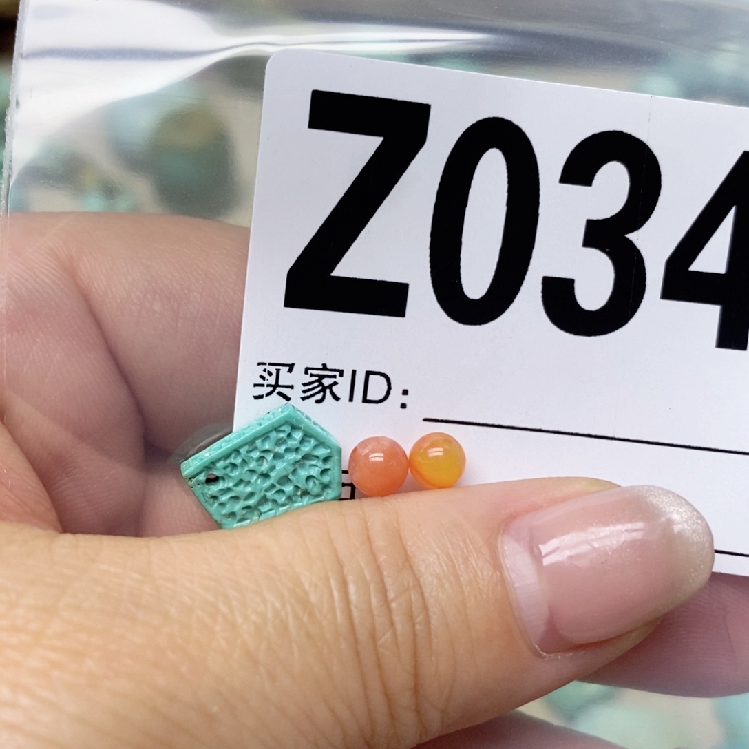 南红玛瑙配饰未镶嵌