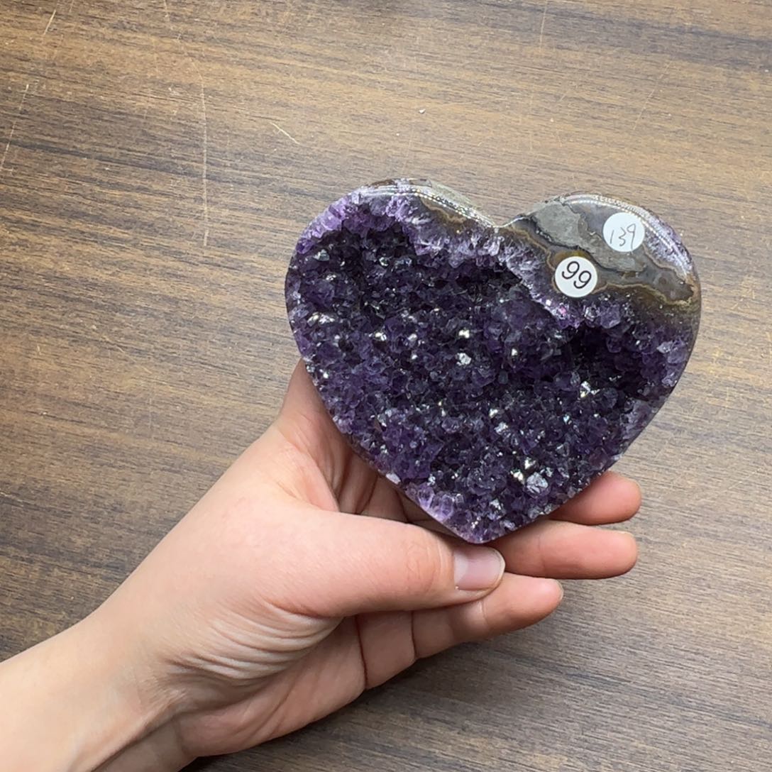 水晶水晶未镶嵌水晶摆件爱心99