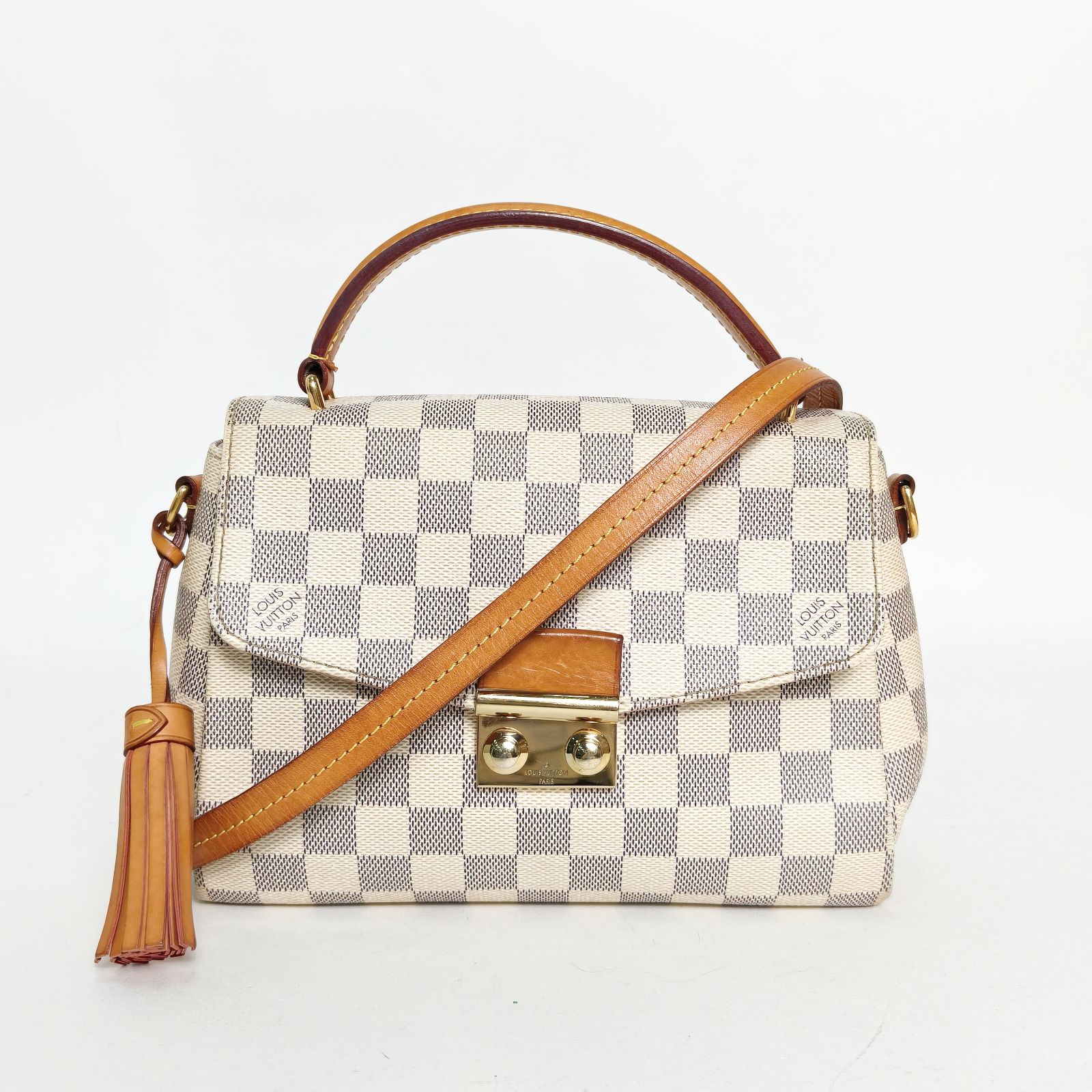 95新 LouisVuitton/路易威登 小花Jerry活动手柄邮差包 金扣