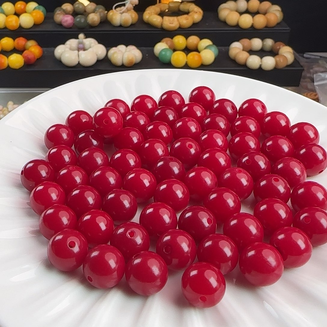 吊坠菩提根/象牙果卡12新年款红色圆100卡牌➕20备珠