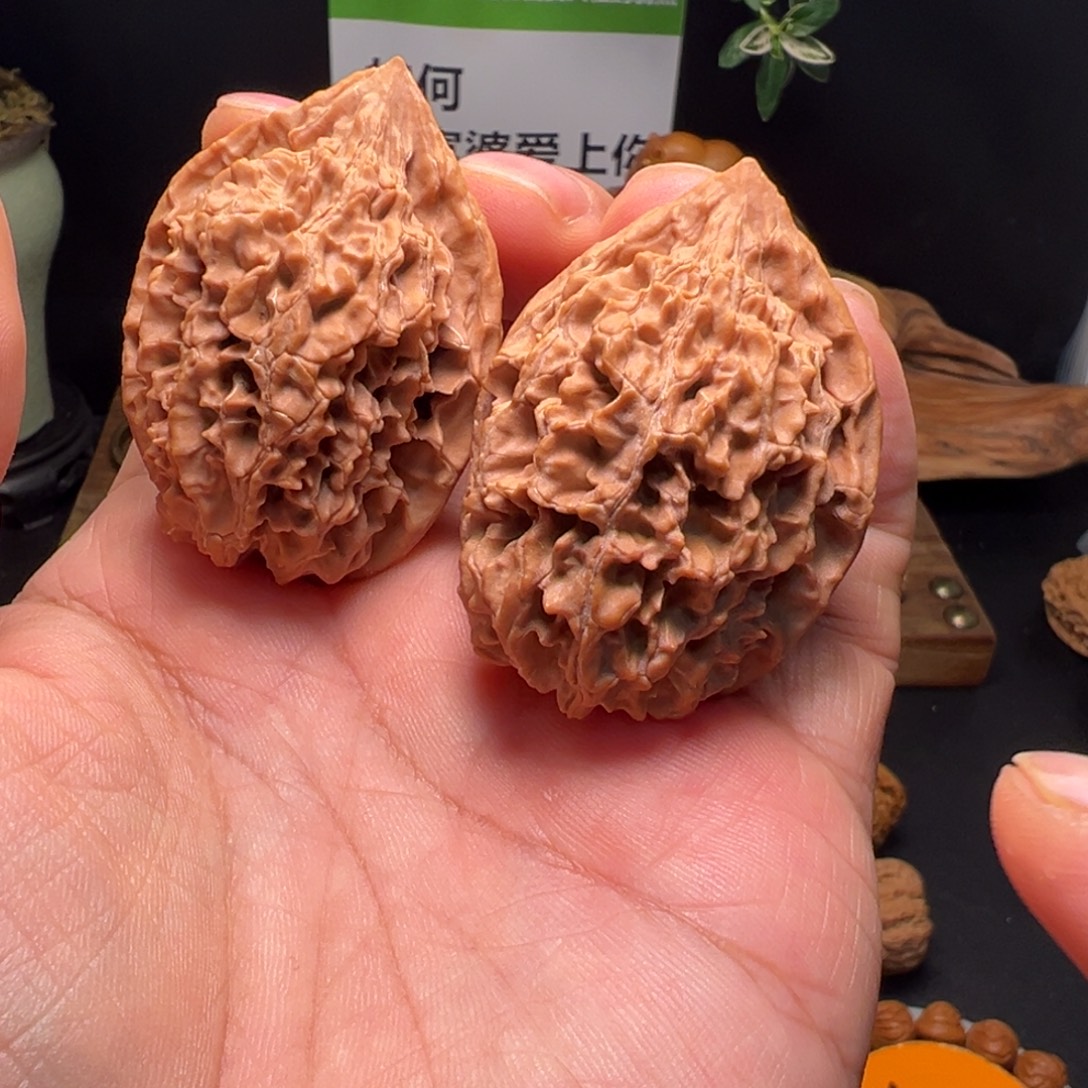 碳***子文玩核桃吊坠霸王枪