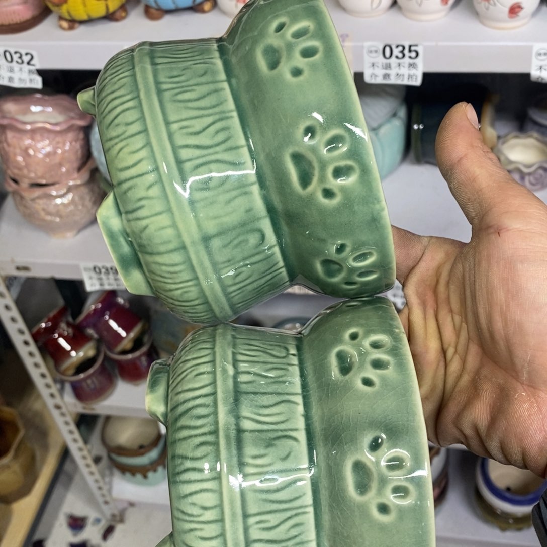 红陶微瑕花盆满12包邮