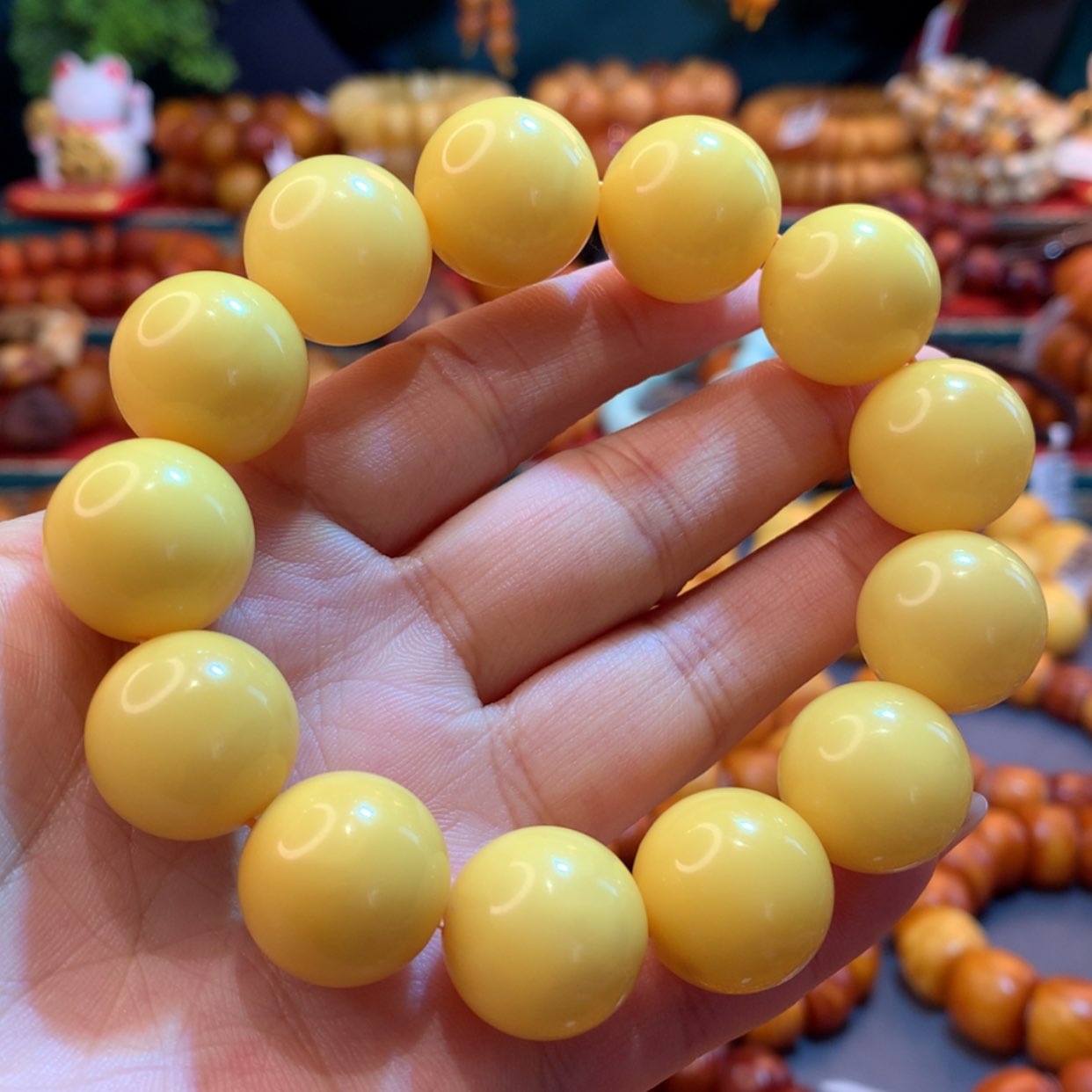 【闪购商品】蜜蜡手串未镶嵌蜜蜡手串