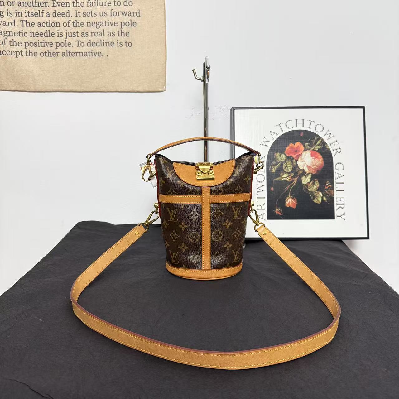 95新 LouisVuitton/路易威登 lv芯片款薯条包/老花斜挎包/手提包