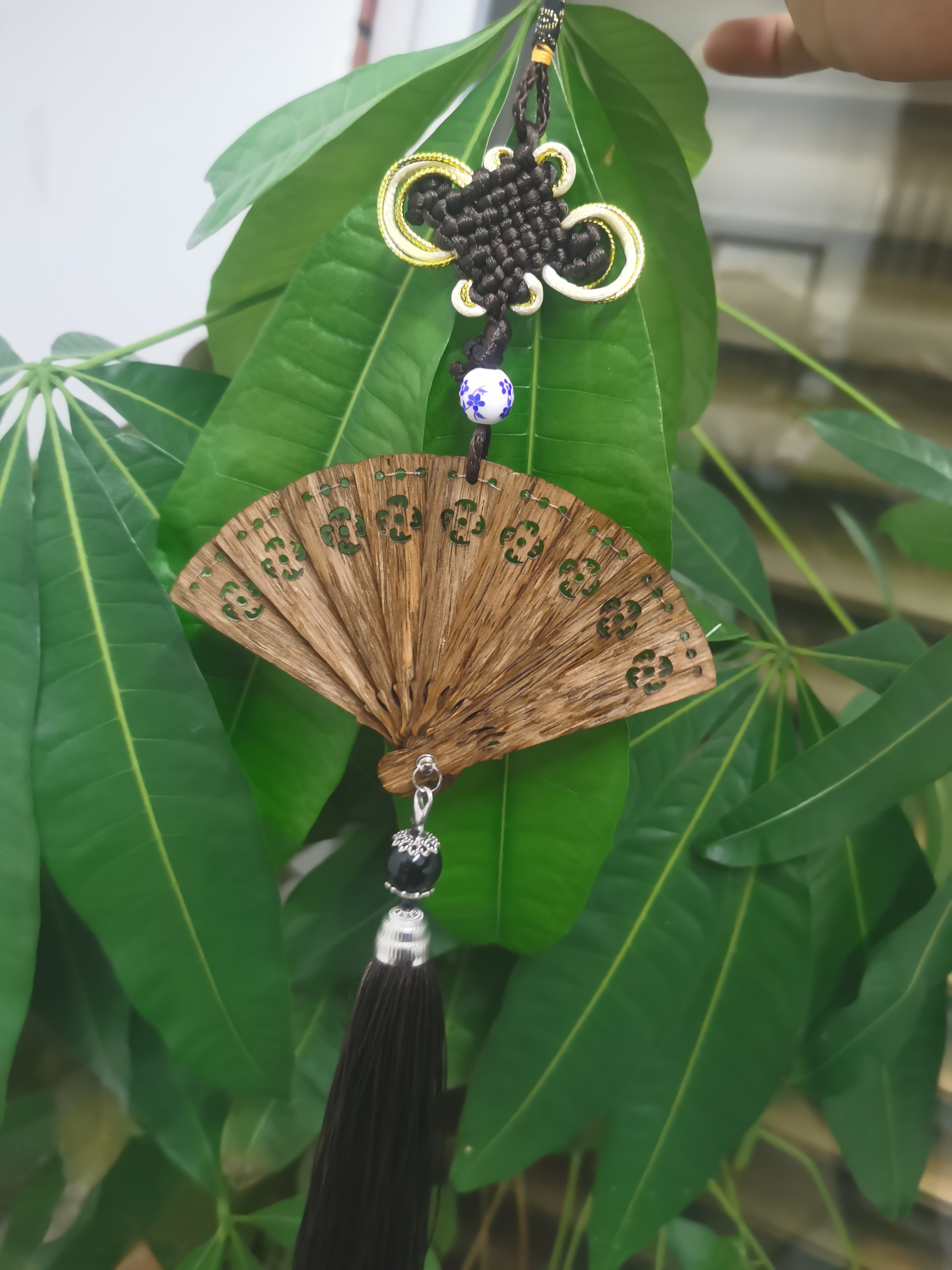 越南芽庄扇子车挂一件