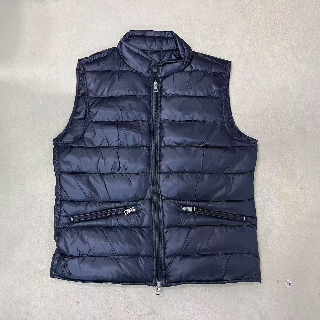 Sweet DD新款男女黑色薄款立领羽绒马甲