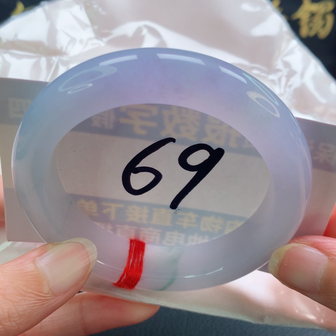 未镶嵌手镯翡翠正圈冰胶浓紫不失色