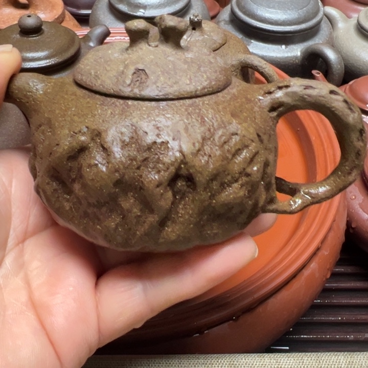 紫砂茶壶宜兴原矿段泥