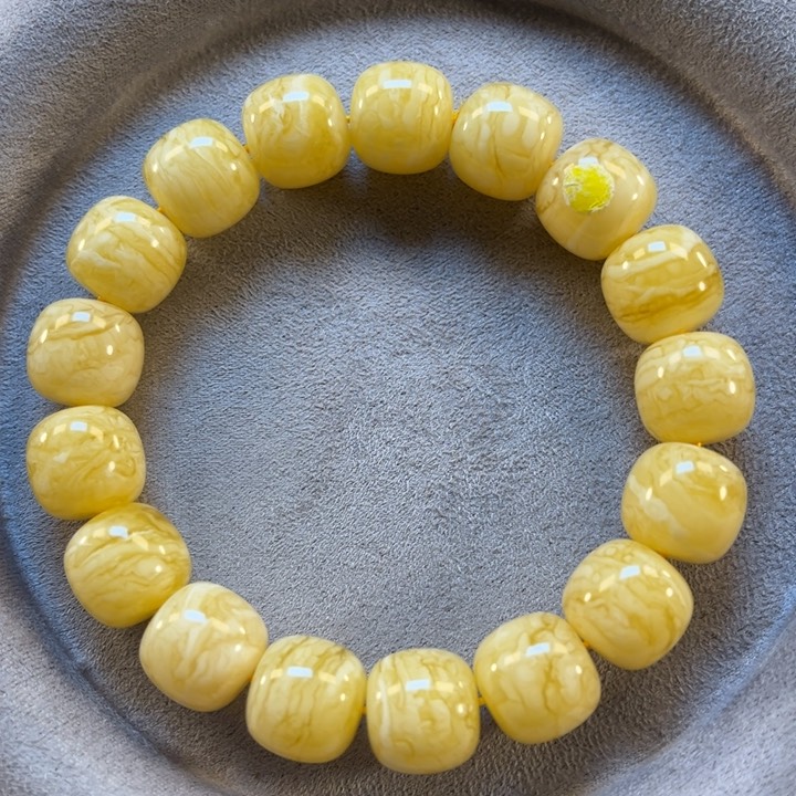 未镶嵌琥珀手串纯天然俄料同料奶卡金纹虎皮