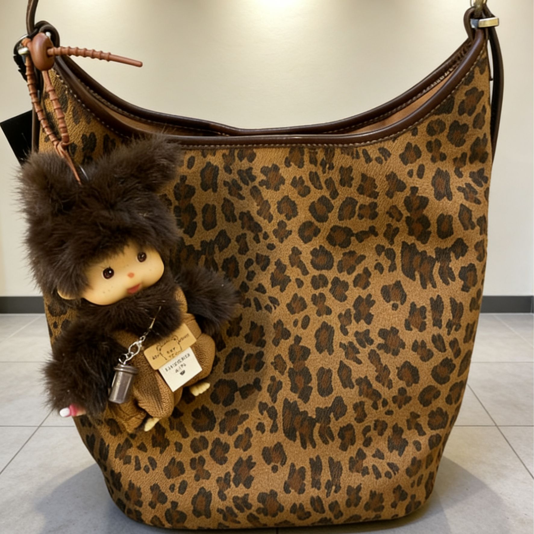 时尚手提款豹纹单肩包 2531 