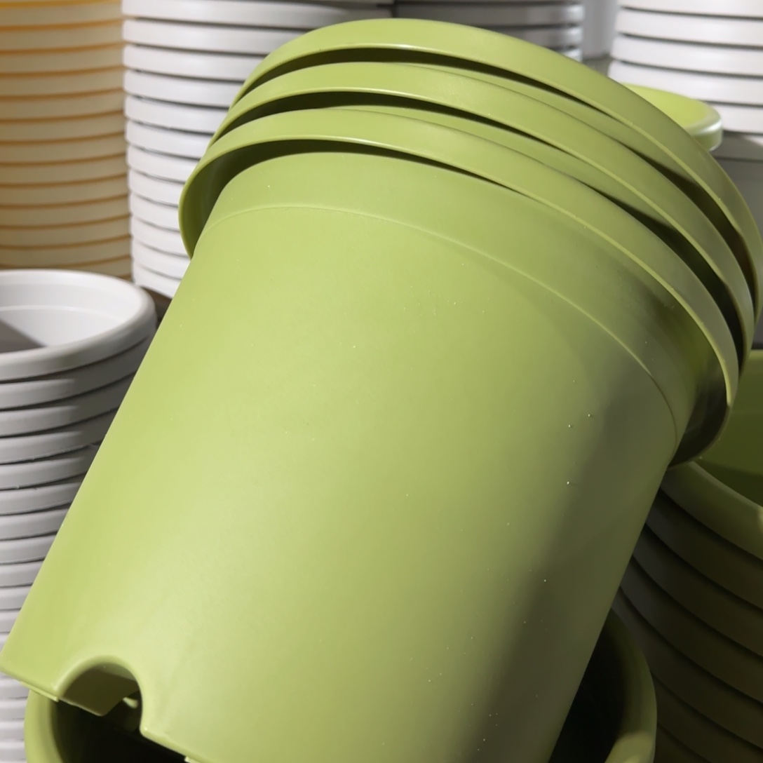 树脂四季盆5#无拖果绿微瑕6