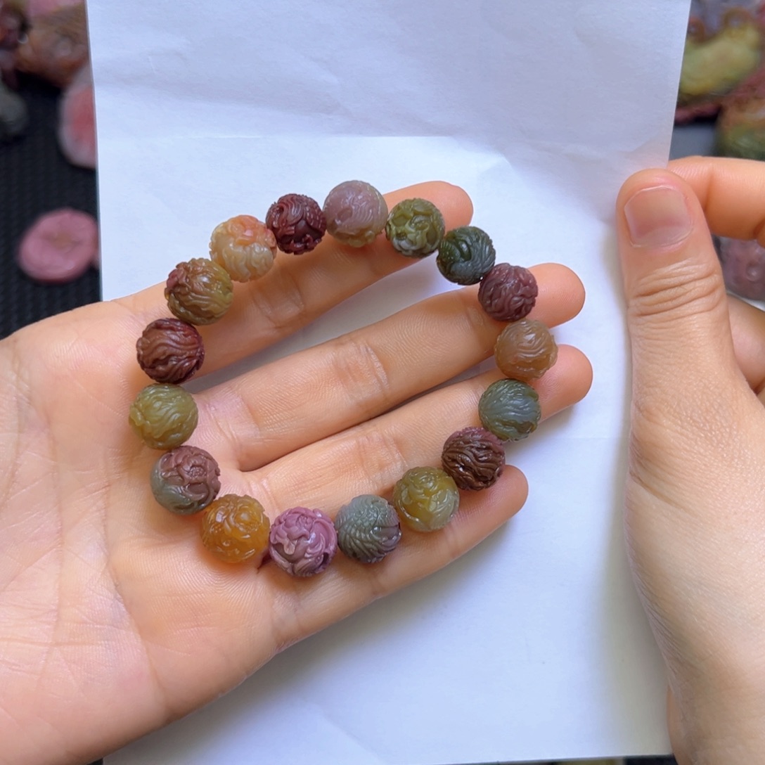 玛瑙/玉髓未镶嵌手串家**猫