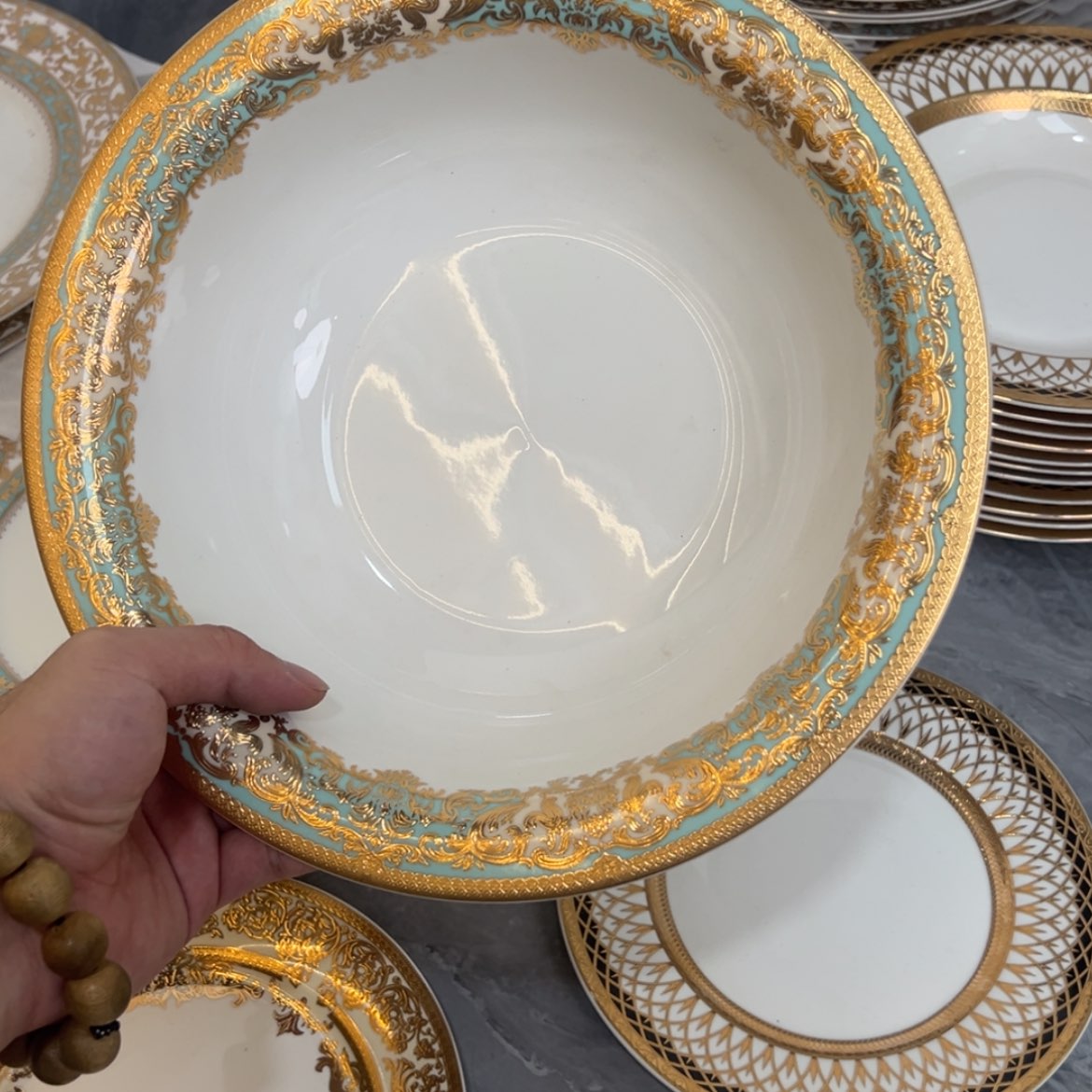 【闪购商品】瓷片10.25寸大汤碗一个一单福利价