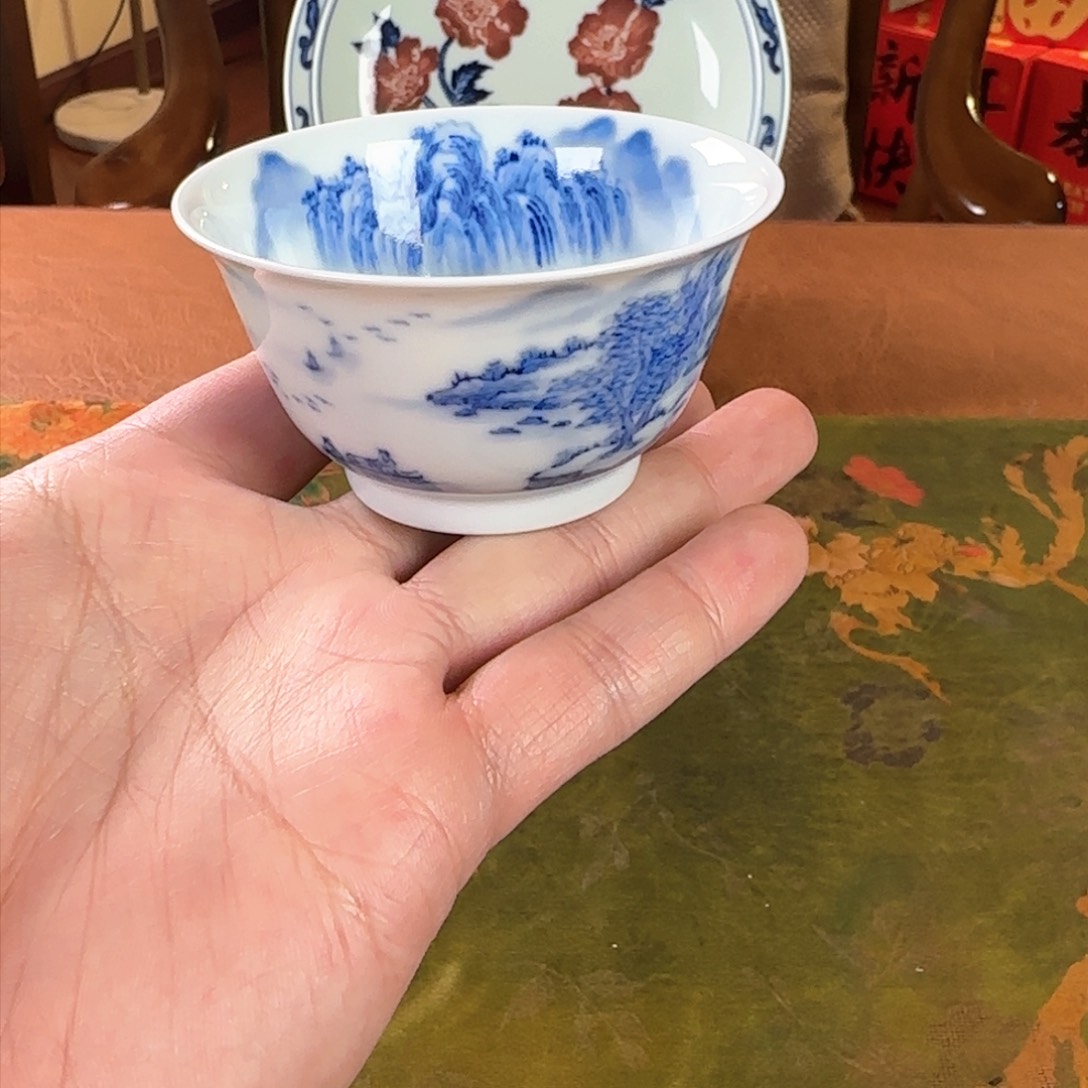 杯子景德镇手工手绘