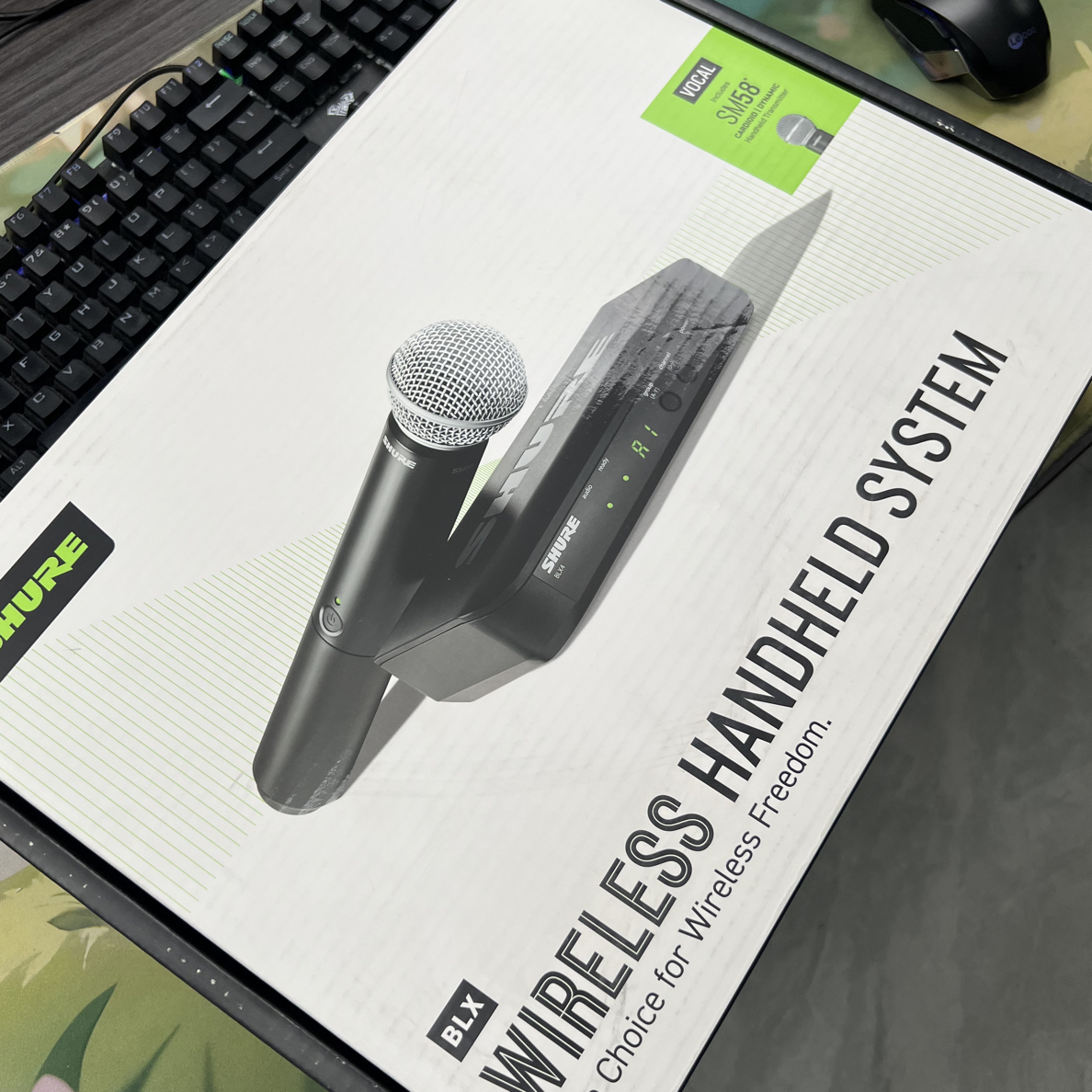 95新  舒尔blx24sm58一拖一麦克风保证正品质量