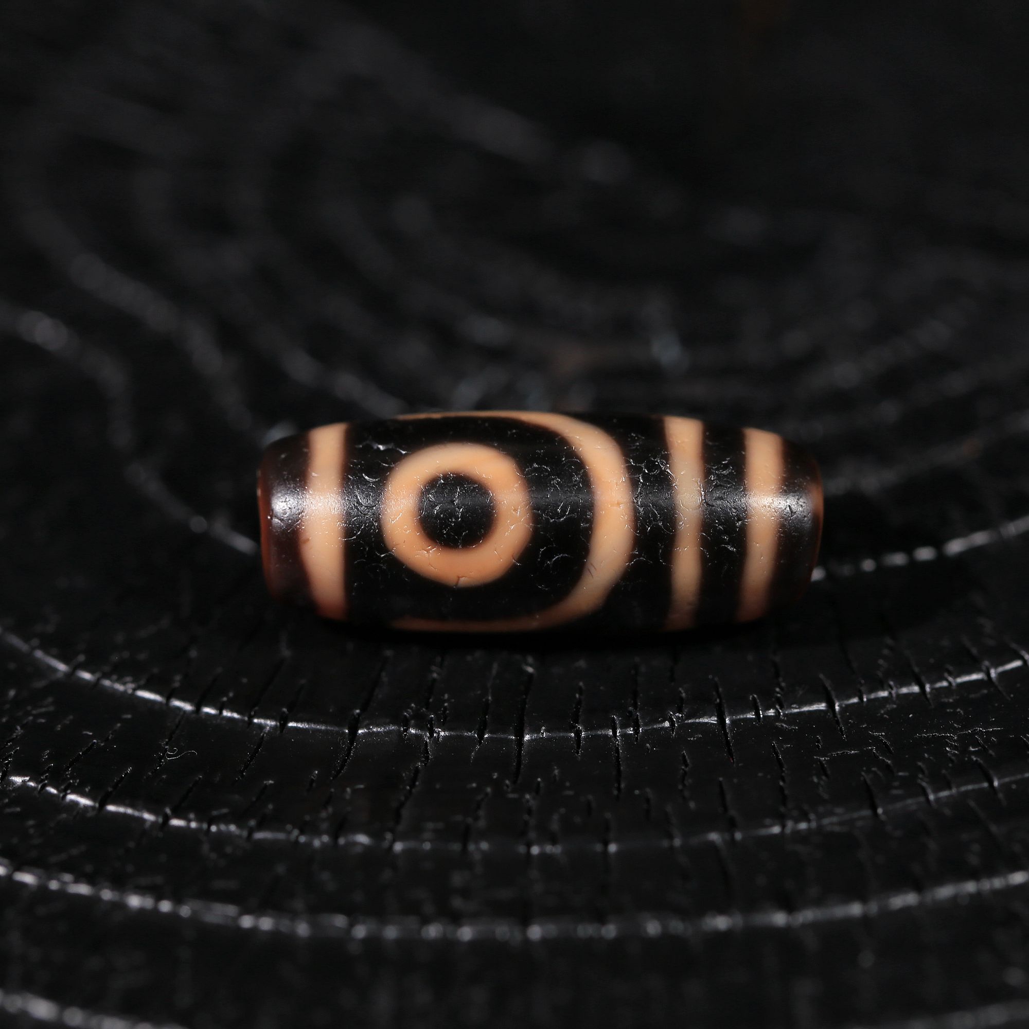 甜珠阁【小卢系列】如意二眼纯手工复古藏风天珠玛瑙男女同款锁骨链