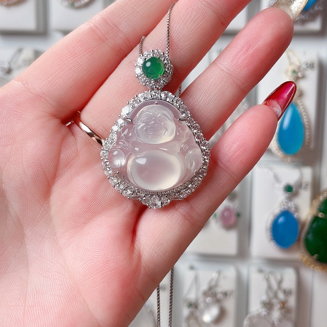 玛瑙/玉髓吊坠(赠链)未镶嵌