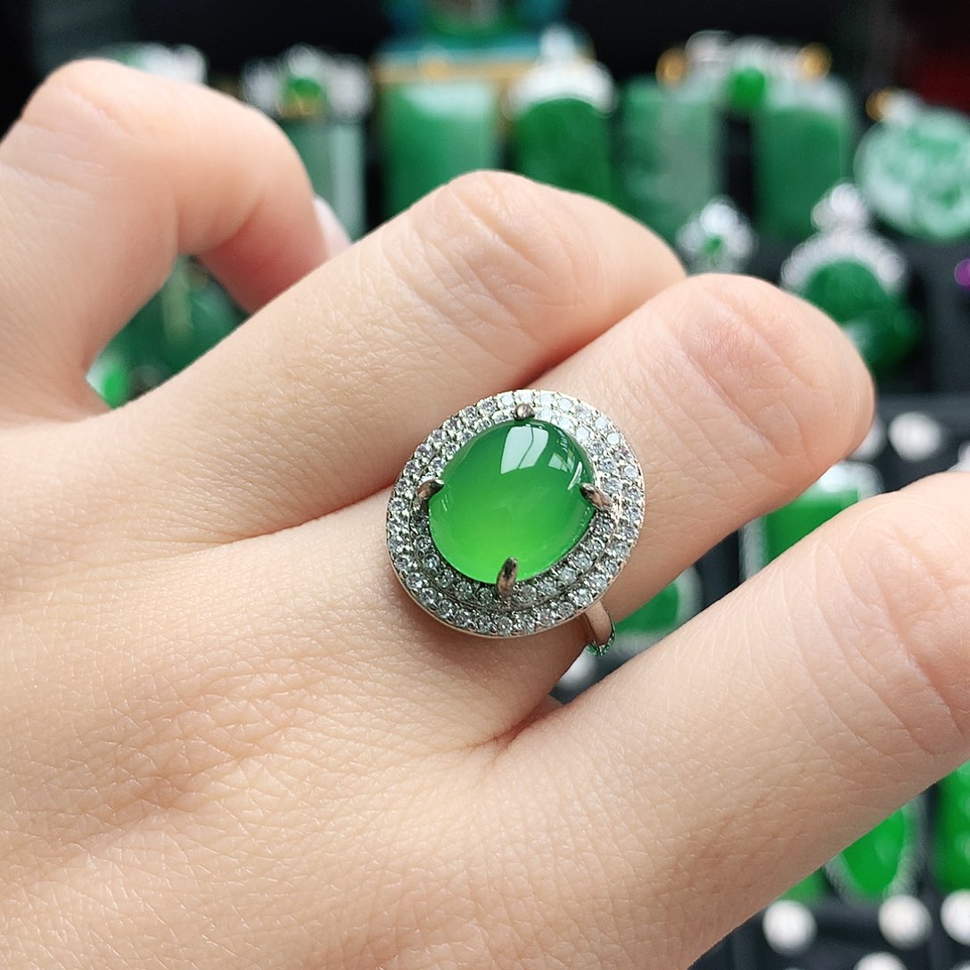 玛瑙/玉髓戒指未镶嵌