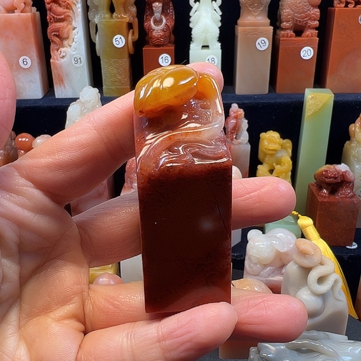 寿山石印石寿山石手工雕刻