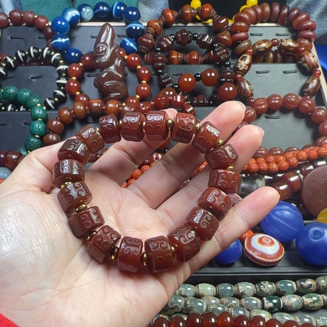 未镶嵌手串玛瑙/玉髓