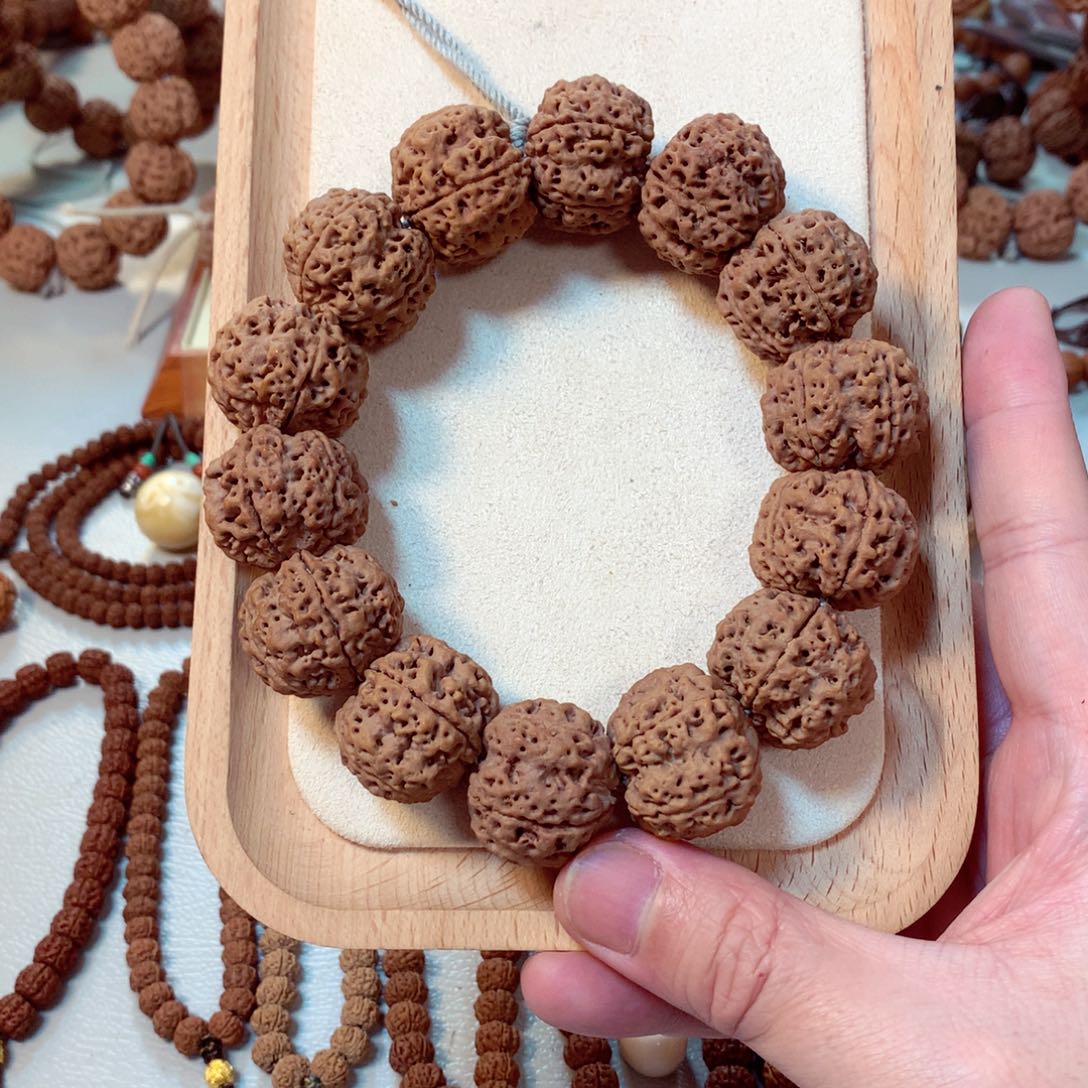 金刚菩提手串27mm粗筋大梅花骨质大金刚头货