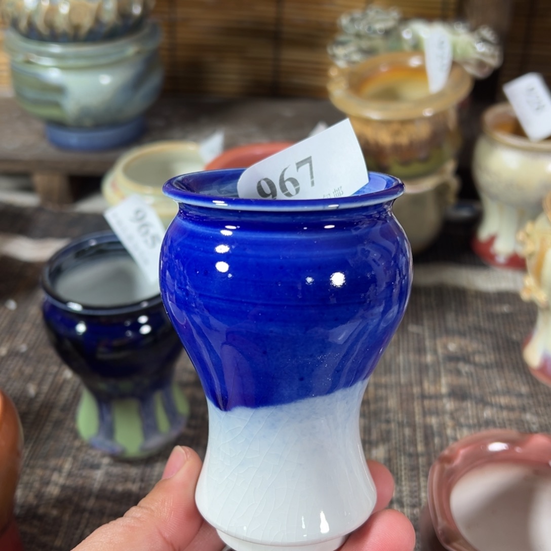 红陶景德镇手工花盆