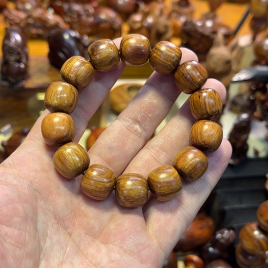 黄花梨/降香黄檀手串/手链黄花梨