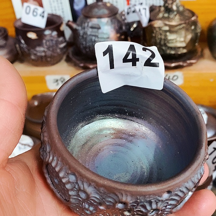 紫砂茶杯柴烧纯手工142