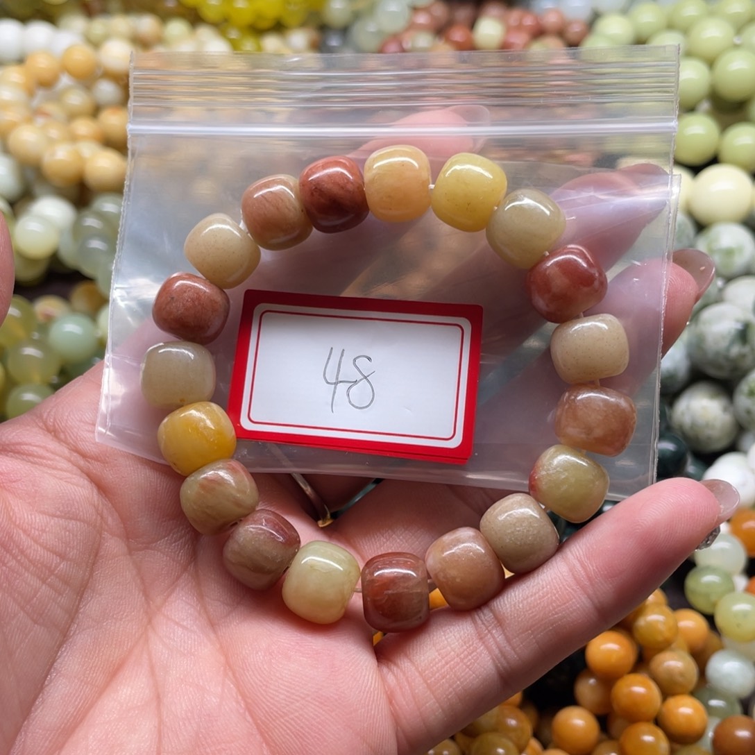 蛇纹石玉未镶嵌手串