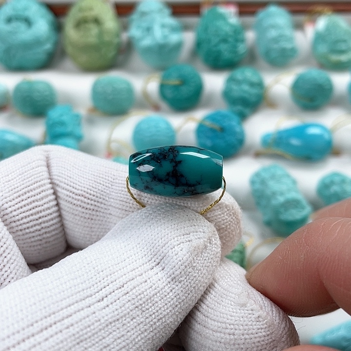 绿松石车挂未镶嵌