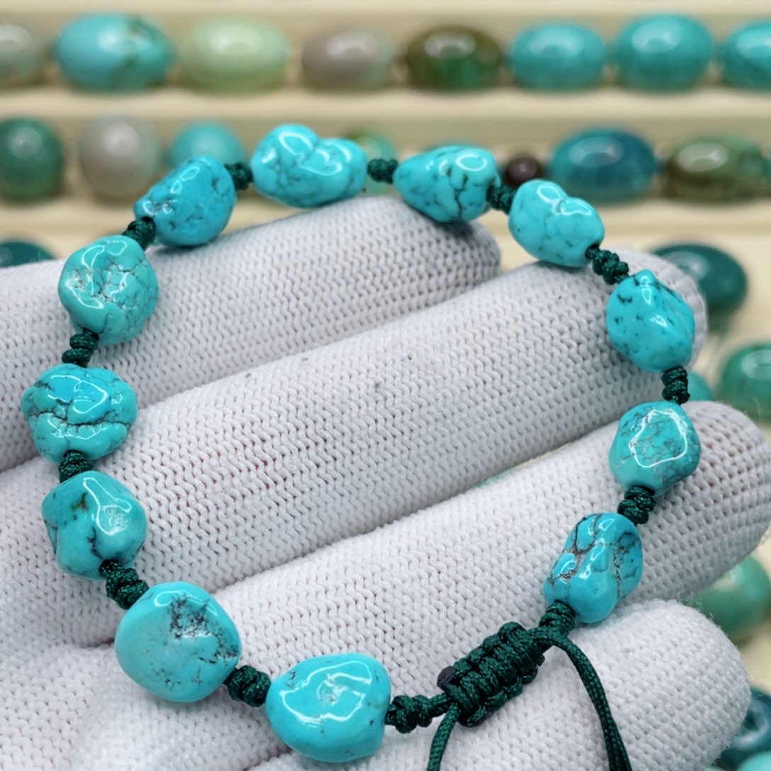 未镶嵌绿松石珠宝奇石暖*?