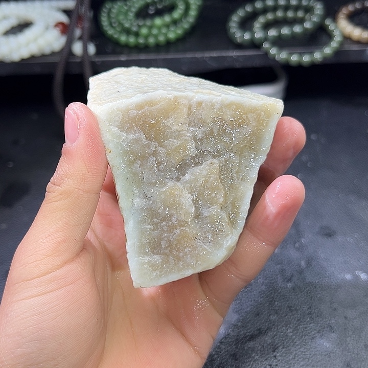 和田玉（糖玉）未镶嵌车挂