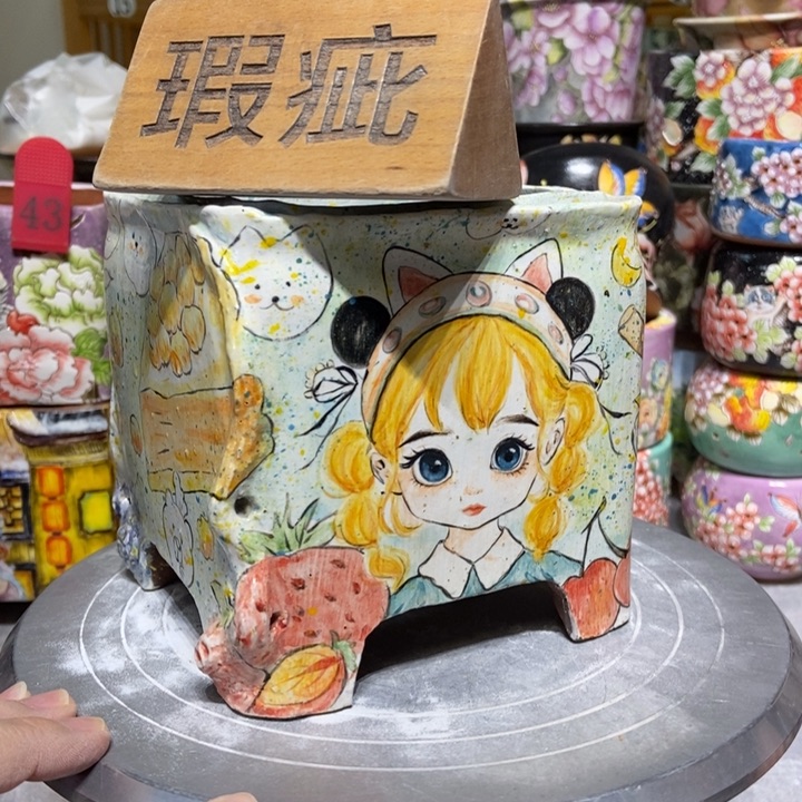 景德镇艺术手绘作品