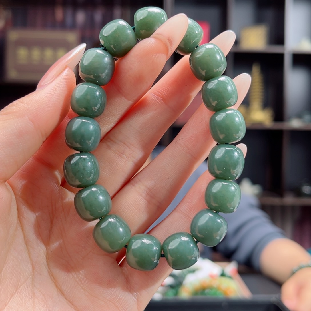 【闪购商品】和田玉手串未镶嵌新疆且末料12多样性拍一发一