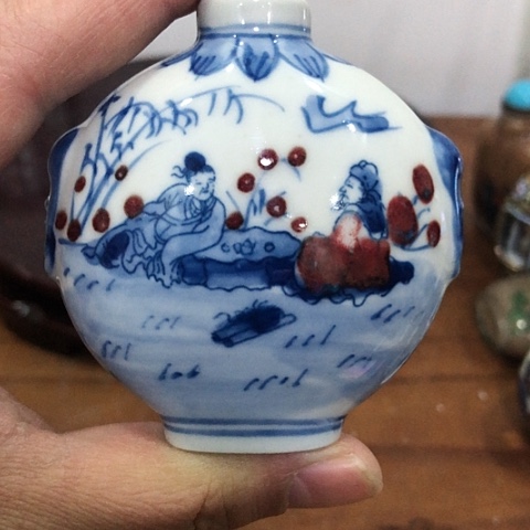 【闪购商品】瓶山*陶瓷艺术瓷器手工手绘陶瓷瓷器瓶壶
