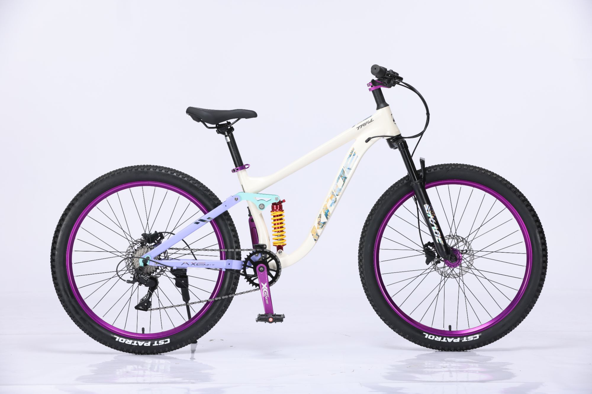 软尾山地自行车减震越野变速适合青少年及成人