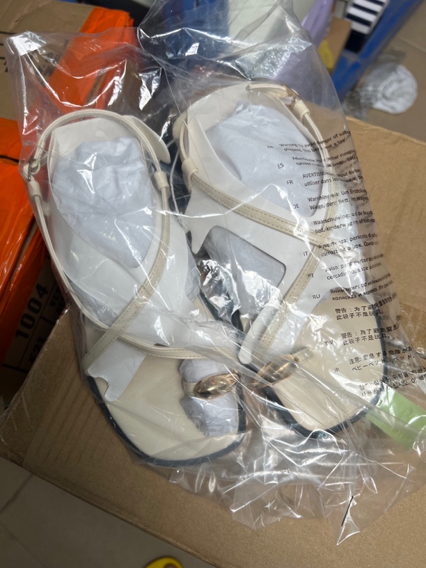 罗马鞋休闲鞋平底一字带凉鞋粗跟坡跟休闲风ol鞋垫133