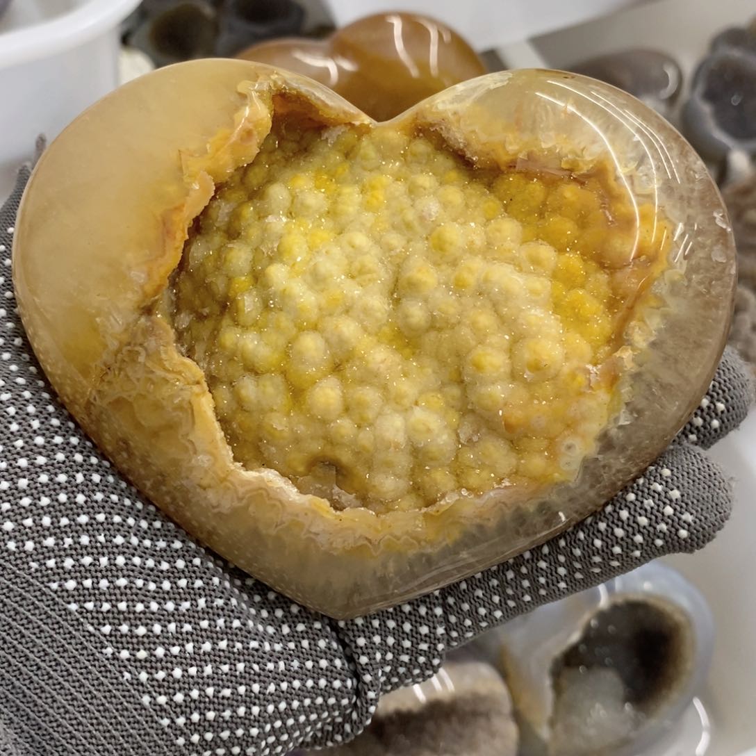 霜***月紫晶珠宝半成品未镶嵌