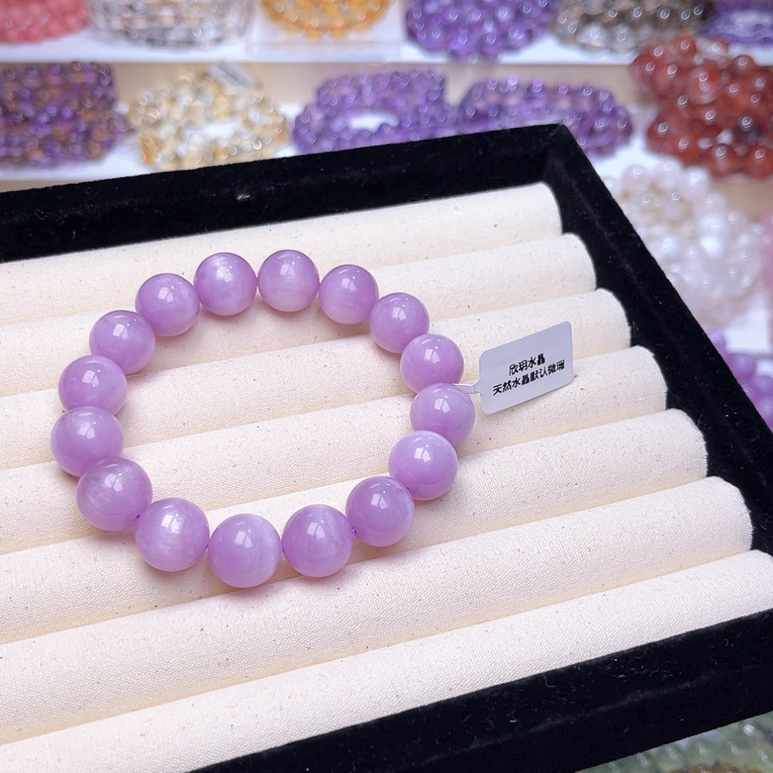 水晶手串未镶嵌阿***命天然水晶13mm