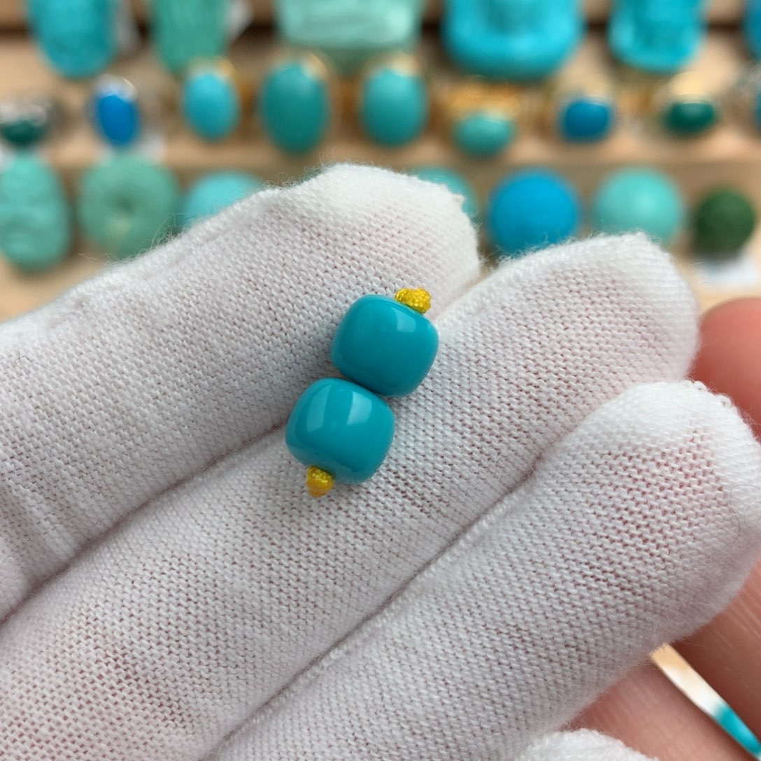 绿松石配饰未镶嵌7.3mm