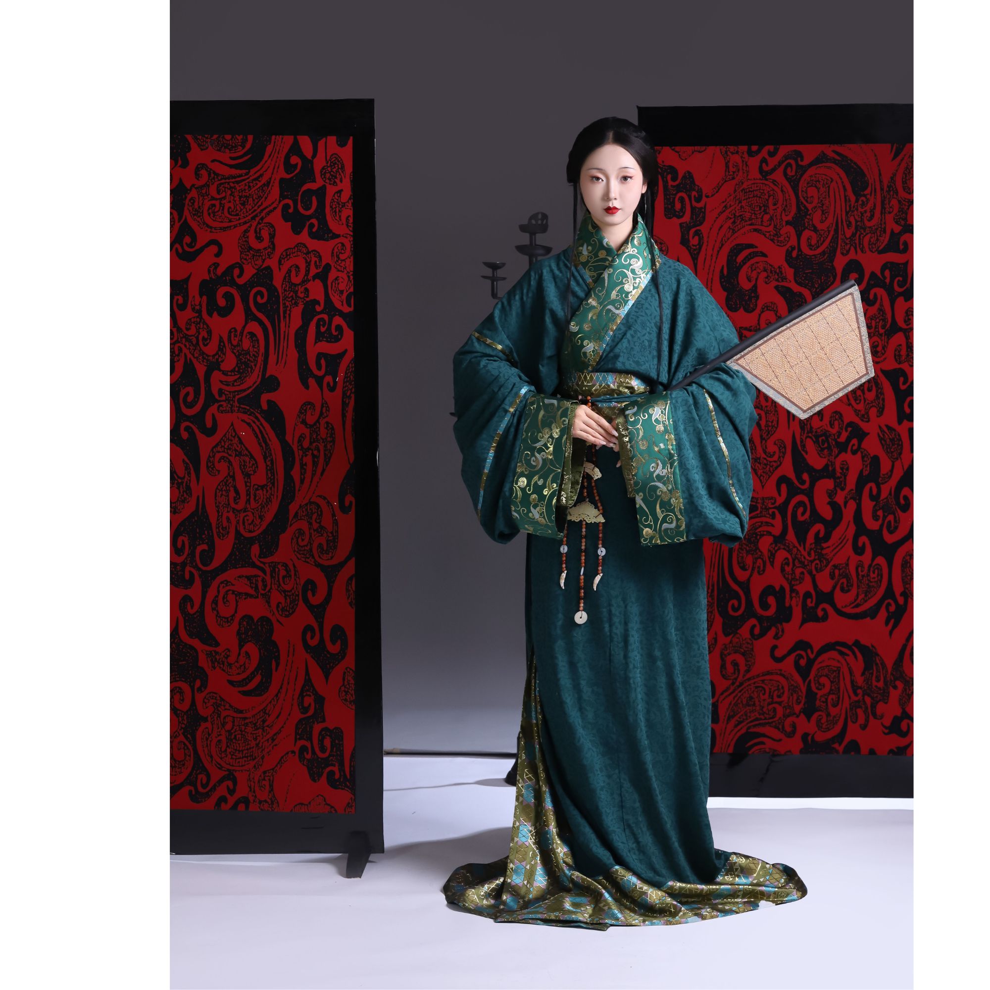 醉今朝 楚制【九歌·云中君】马山楚墓N19直裾袍棉麻春秋汉服