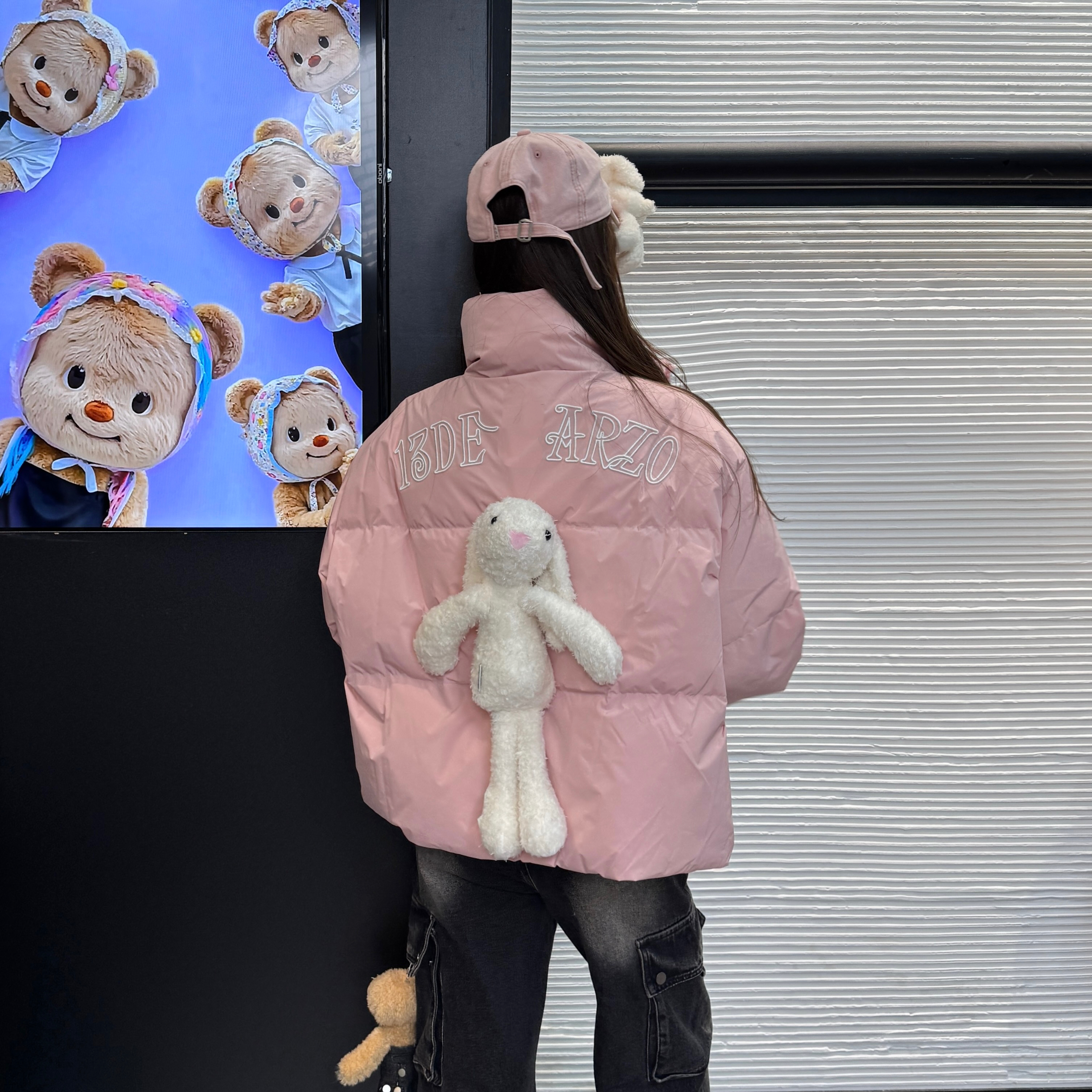 【轻装简从】秋冬新款休闲百搭保暖宽松时尚立领面包服棉服（193）