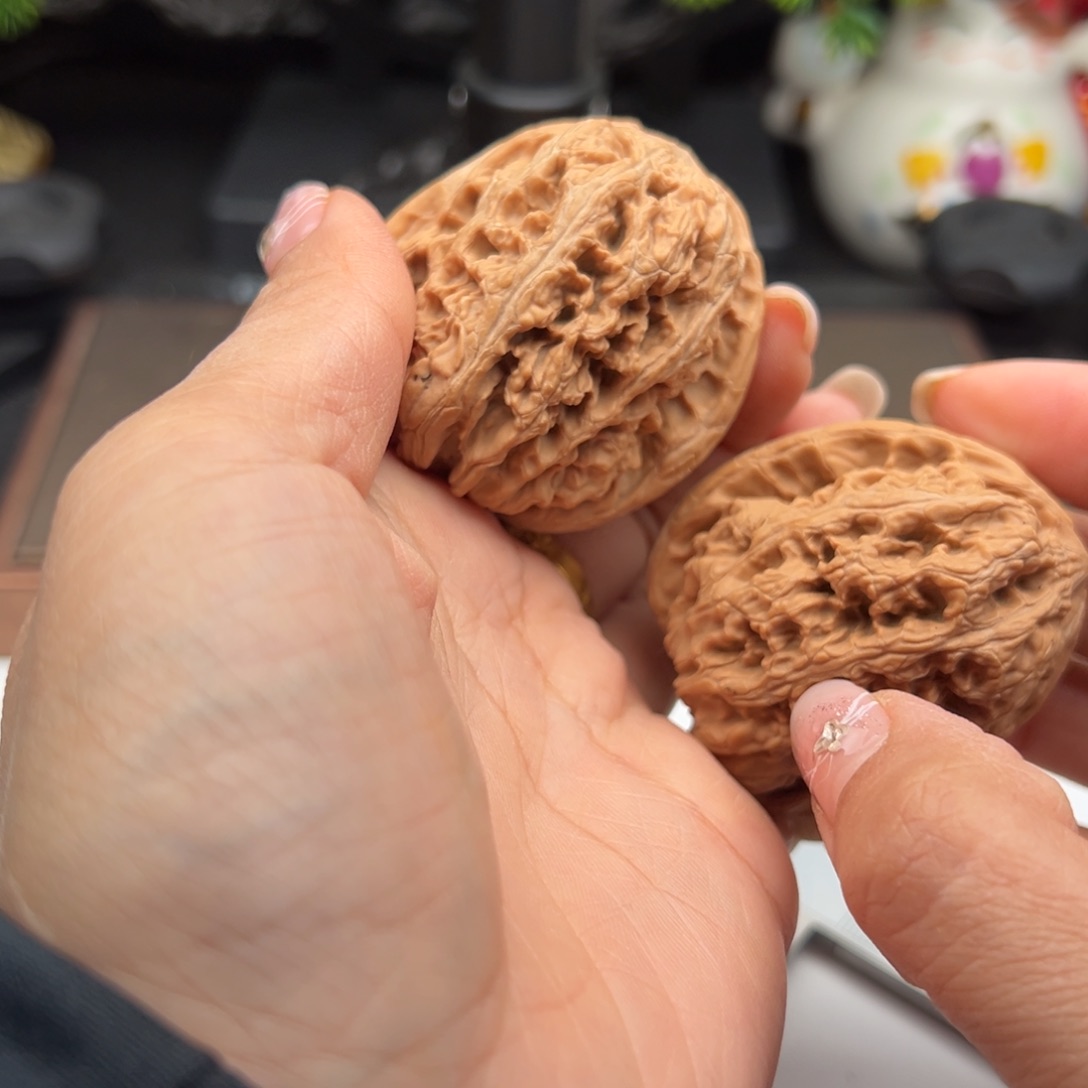 文玩核桃把件将军45